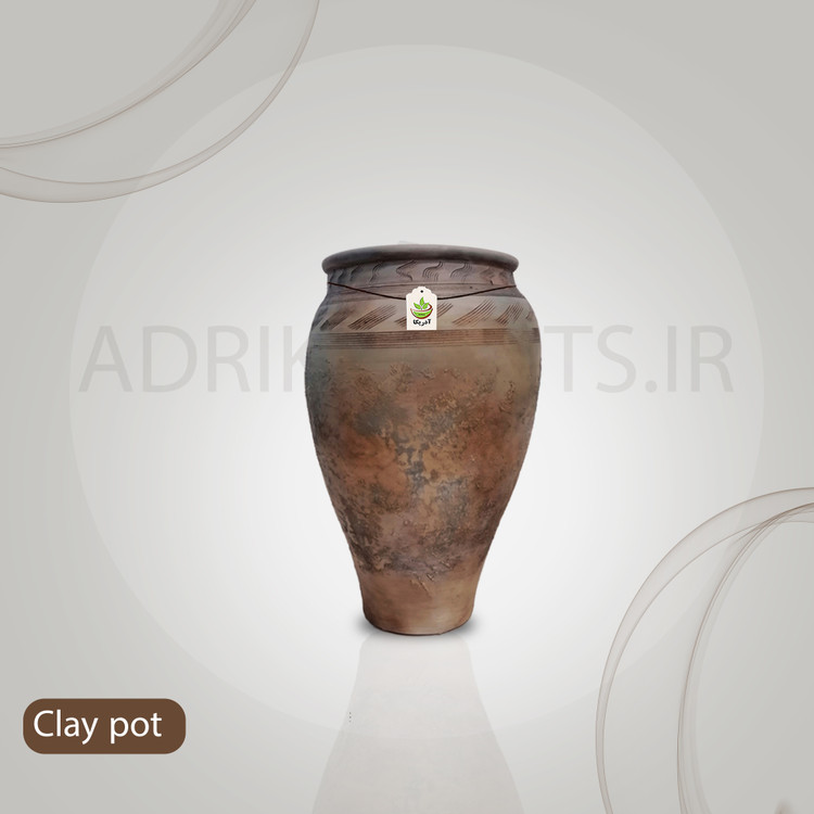 کوزه خمره پتینه کاری شده کلکسیونی