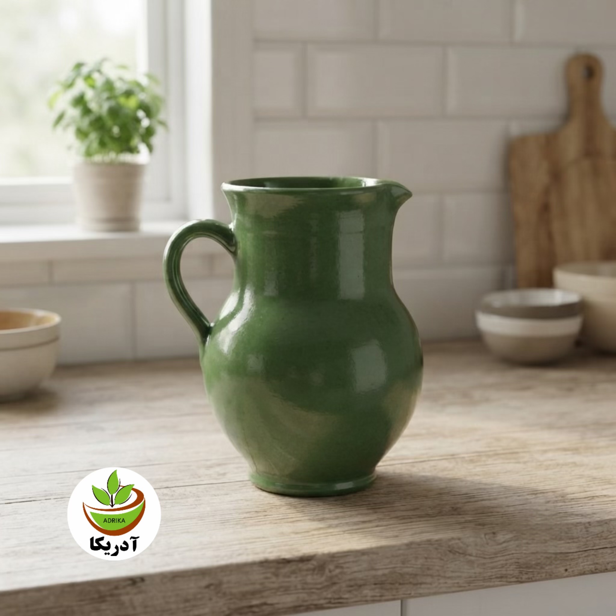 پارچ سفالی لعابی