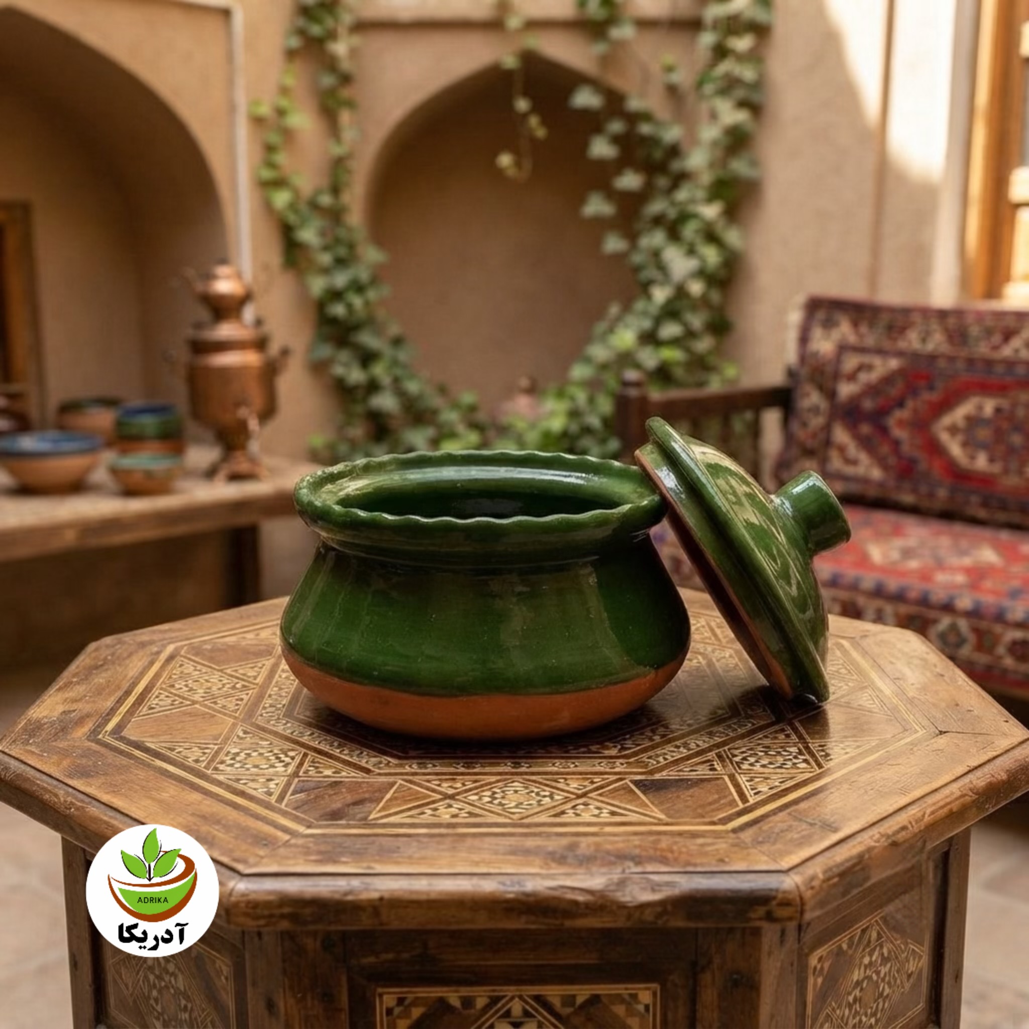 ظرف غذاخوری سنتی گمج 6نفره سایز بزرگ