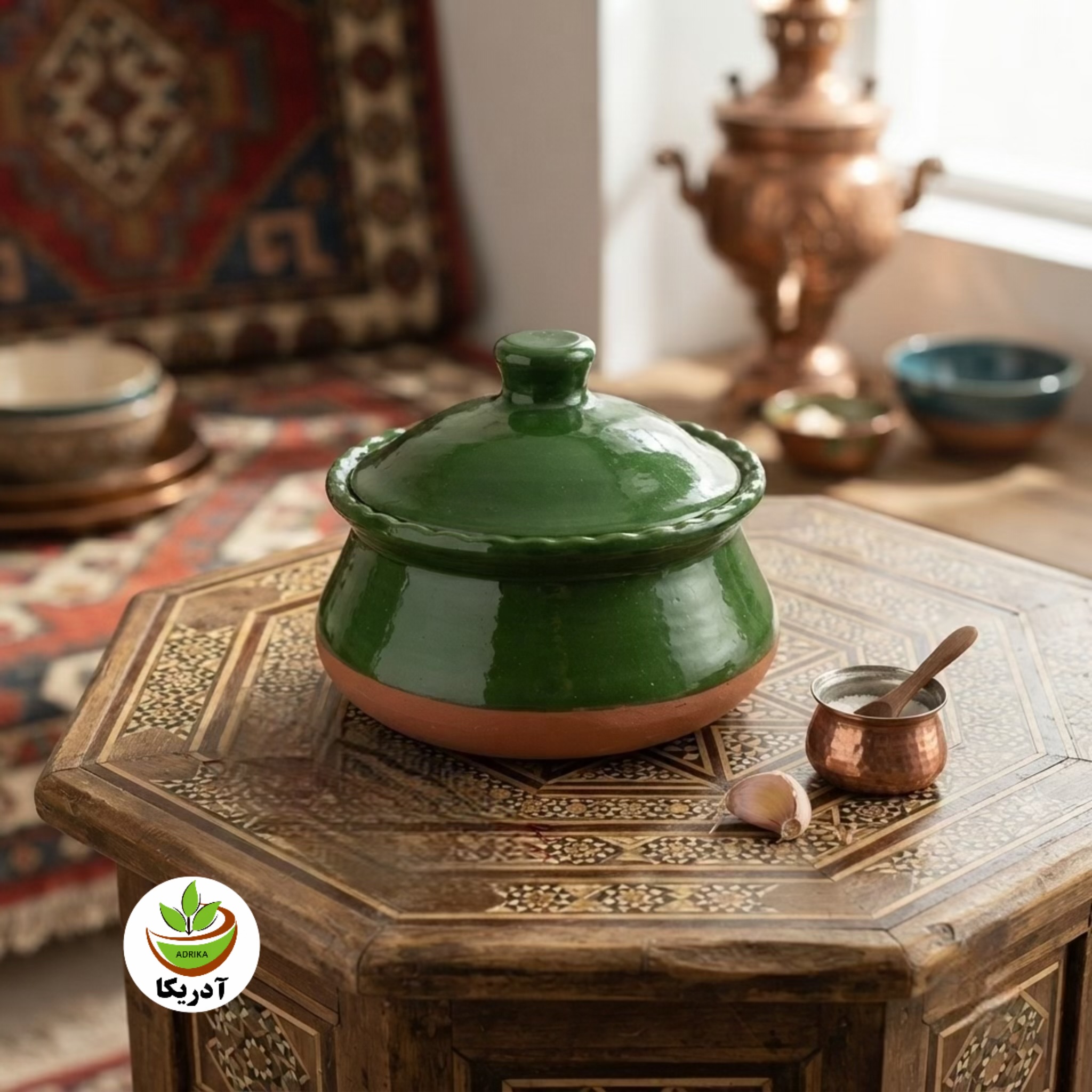 ظرف غذاخوری سنتی گمج 2 نفره سایز کوچک