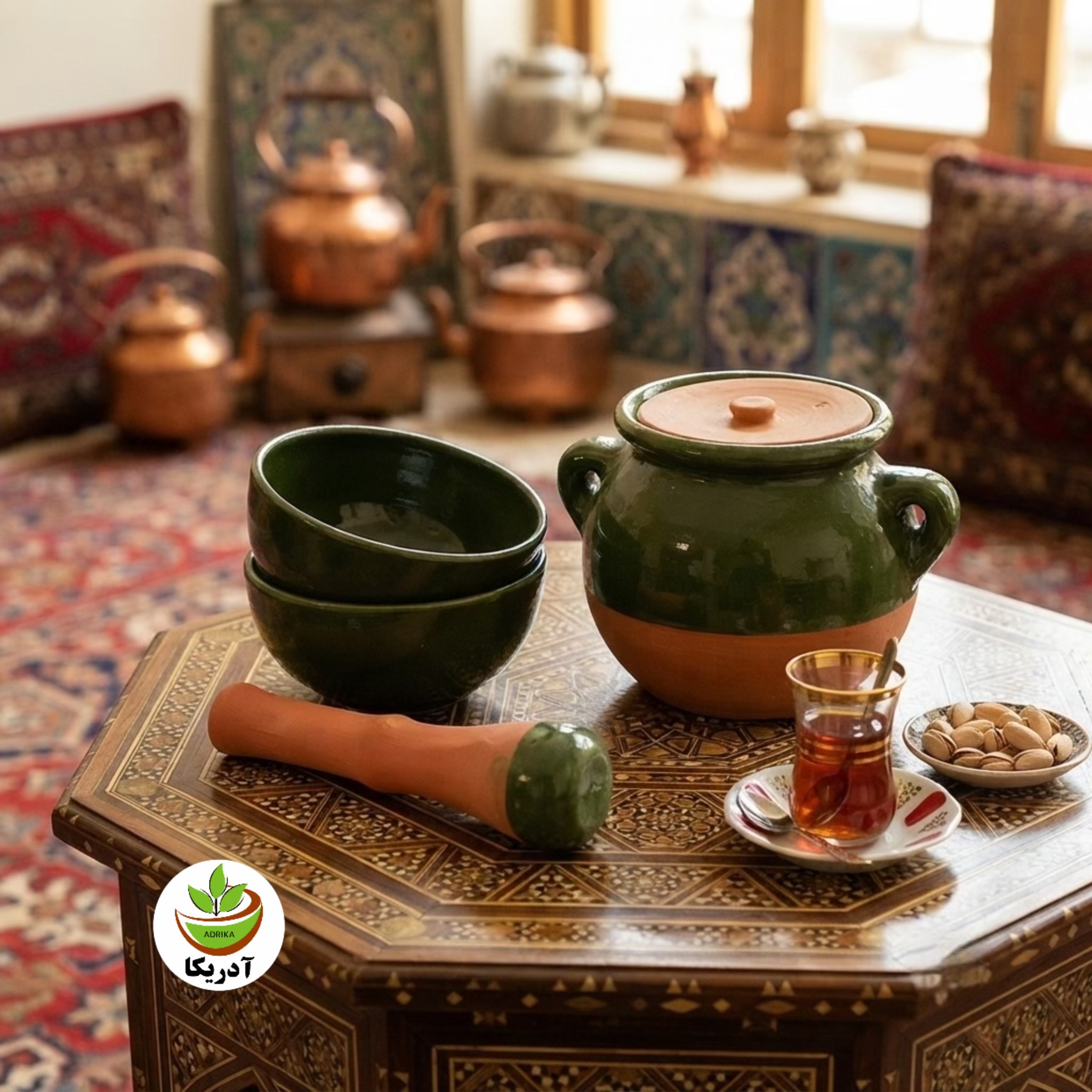 سرویس دیزی سفالی دو نفره