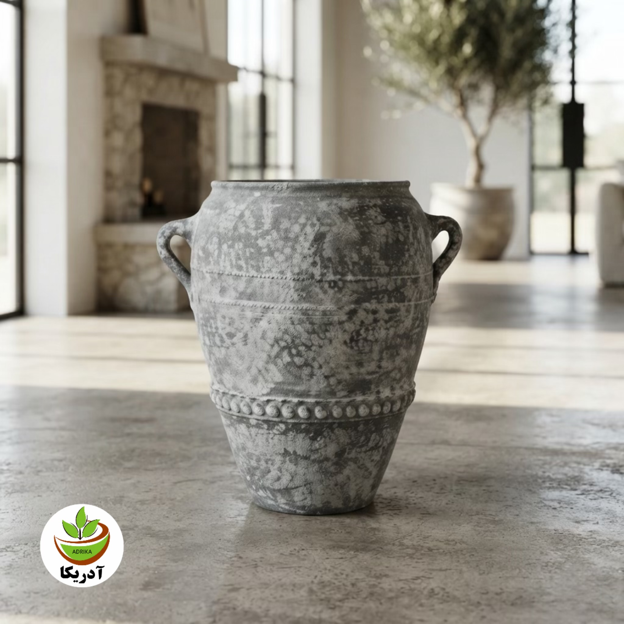 کوزه پتینه کاری با ارتفاع 40 سانت