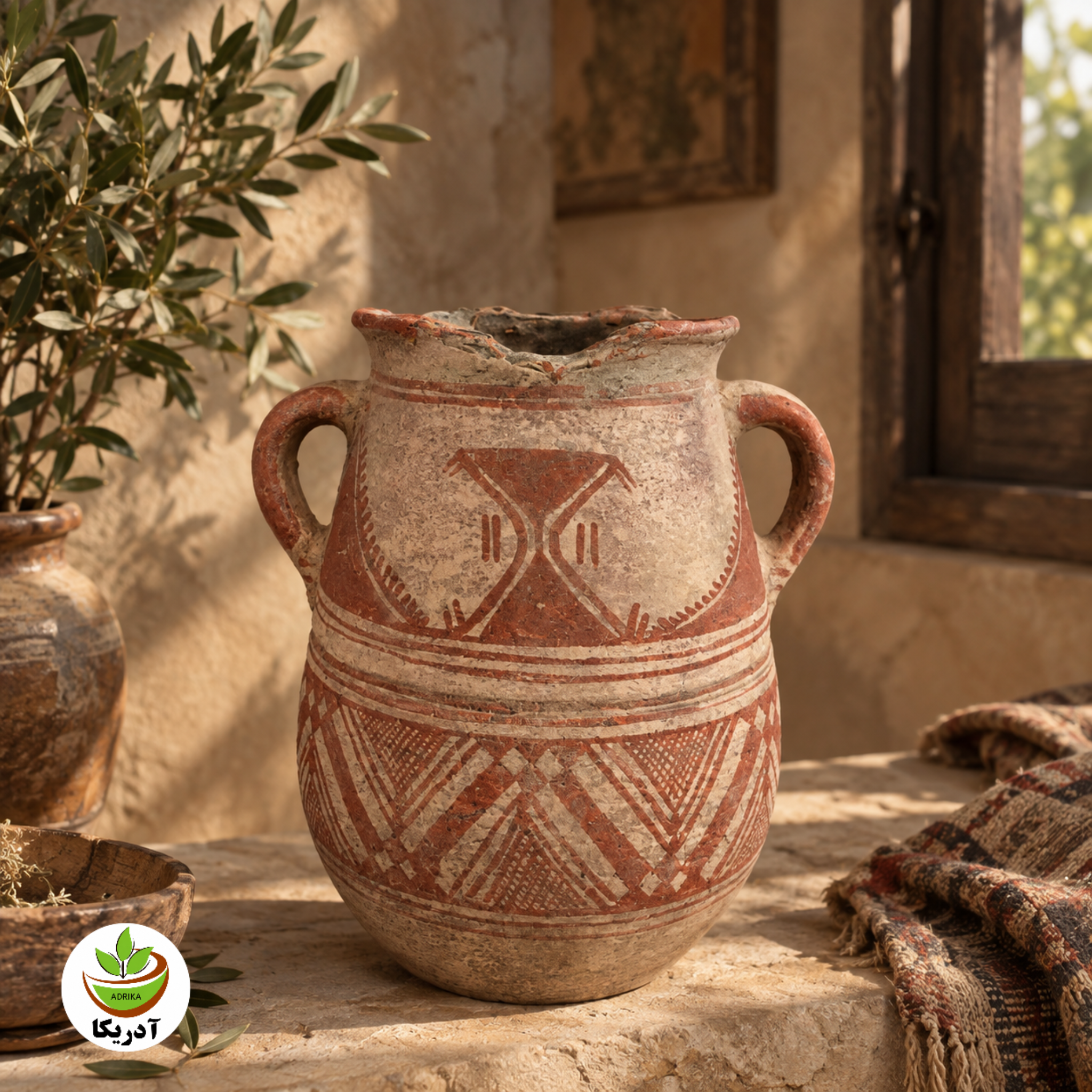 ظرف سفالینه باستانی کلکسیونی